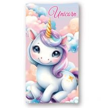 Unicorn Mikrofaser Strandhandtuch 140x70 cm – Schnelltrocknendes Badetuch für Urlaub & Strand