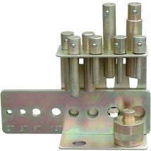 Unicraft - Kit de mandril de presión de 8 piezas 6300001
