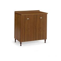 Unidad de cocina antigua de color Nogal Cm 80x50xH 85 con 2 puertas