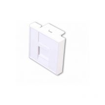 Plastron RJ45 simple 45X45 Uniformatic UNI25903