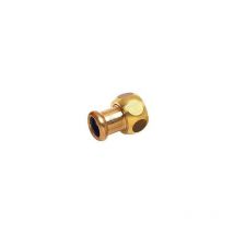 Unión hembra de dos piezas 12x17 para engarzar en cobre de 14 mm de diámetro.