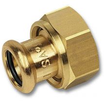 Sanha - Demi-union joint plat pour raccord en cuivre à sertir - purapress série 8359G 14x1/2