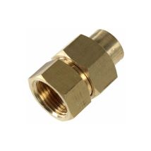 Union 3 pièces fer/cuivre à souder Femelle Ø15-1/2'