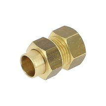 Union 3 pièces fer/cuivre à souder Femelle 340GCU Ø14-1/2