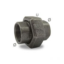 Union en fonte malleable, a portee conique femelle 340 n 3/4