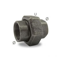 Union en fonte malleable, a portee conique femelle n 11/2