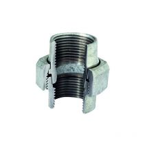 Atusa - Unión galvanizada con asiento cónico hh 340 Diámetro: Ø3/8'