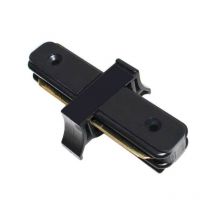 Ledbox - Jonction en i pour voie monophasée, noire, trapézoïdale