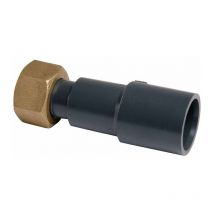 Girpi - Raccord union pvc pression noir droit - f 1' - Femelle diamètre 32 mm