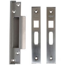 Union - J2200REB-0.5-SC StrongBOLT 2200 Mortice Sashlock Rebate Kit 13mm Satin Chrome Box UNNJ2200R05S