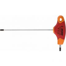 Tx profile screwdriver with t-handle: red T25 - ZFUN625123 - Unior