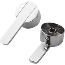 Unique Poignée Remplacement Poignée de Robinet avec Vis Froide Chaude Poignées de Robinets pour Robinet de Cuisine Salle de Bain/Convient pour noyau