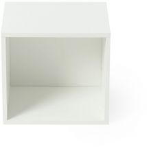 Unité de rangement modulable, idéale pour le salon, Chambre, Bureau , Gain de place, 29 x 24 x 27 cm--Blanc