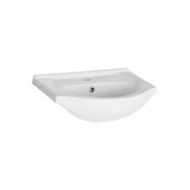 Aqualine - Unité de vanité céramique simplex eco lavabo 55x44 cm, blanc