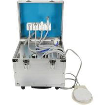 Senderpick - Unité dentaire mobile Unité de traitement portable et compresseur d'air à aspiration lente 4 trous Unité de livraison dentaire Boîte