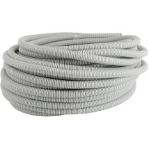 407011, Tubo corrugato EN16, la classificazione in 2221, 25m, grigio - Unitec