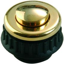 40781, Pulsante da incasso, colore: Ottone dorato - Unitec
