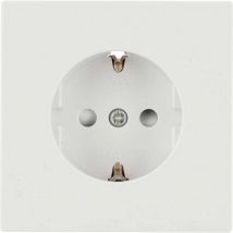 Steckdose SaoPaulo S902 ultraweiß mit Berührungsschutz Steckdosen - Unitec