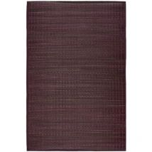 United - Tapis en jonc de mer marron/violet 70x110