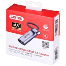 Unitek Adattatore Usb-c - Displayport 1.4 8k 60hz