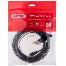Hdmi-kabel 2.0 4K60HZ, flach, 5M, C11063BK-5M - Unitek