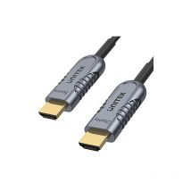UNITEK Unitek Câble fibre optique 100 m HDMI 2.1 AOC 8K 120 Hz (prise en charge PS5 4K @ 120 Hz) Prise en charge des technologies : QMS Qucik Media
