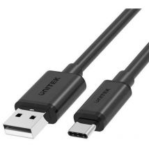 Unitek - Câble usb-c vers usb-a, charge rapide 5 V/3 a, usb 2.0 480 Mbps, basique, durable, 3 m de long, Quick Charge 2.0, charge et synchronisation