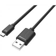 Unitek - International Y-C434GBK usb cable 1.5 m 2.0 usb a Micro-USB b Black - Cable - Digital