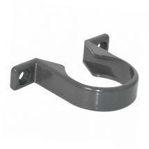 Floplast - WS34G Solvent Weld Waste Pipe Clip 32mm Grey abs