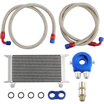 Unbranded - 19-Row Universal Oil Cooler Kit 10-AN Kit de refroidisseur d'huile universel