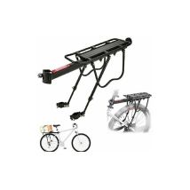 Arnault - Tigrezy Universal Bike Luggage Rack, Bicycle Rear Rack Carrier mtb Bike Bicycle Adjustable Aluminum Alloy Bike Rack, Load Capacity 25kg