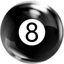 Universal Car Auto Black 8 Ball Gear Shift Shifter Knob w 8mm 10mm 12mm Adapter