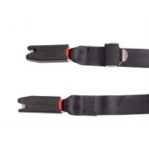 Universal Isofix-Gurt für Kindersitze, Isofix One Touch Harness Ltuikhq Weiches Polyester Schwarz 5,25ft, 15000n Zugkraft,