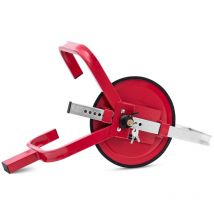 Stamony - Universal parking clamp tyre immobilizer lockable red