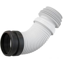 Alcaplast - 90mm Inlet x 110mm Outlet Long Flexible Toilet Pipe Waste Connector