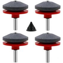 Universal-Rasenmäher-Messerschärfer mit Auswuchtset - 4-teilig