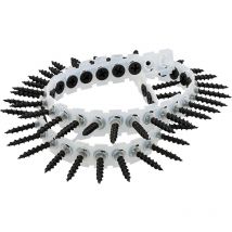 Gipskartonschrauben schwarz in Streifen universal 3.5 x 25 mm Box von 1000 - senco - 35B25MP