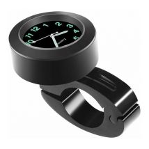 Linjou - Universal Waterproof 7/8 Inch Motorcycle Handlebar 22-25mm Bracket Temperature Thermometer Clock Motorbike Watch for Motorcycles Accessories