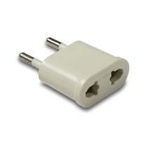 Famatel Stecker Modell A 10 A 250 V C26 Weiß Polypropylen Adapter