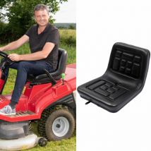 Gojoy - Universale in pelle trattore sedile sospensione Cuscino seggiolino auto escavatore sedile carrello elevatore sedile per veicolo di ingegneria