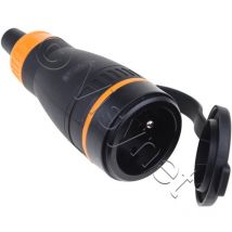 Universeel - fiche caoutchouc fem 16a ip44 pro - kstps -