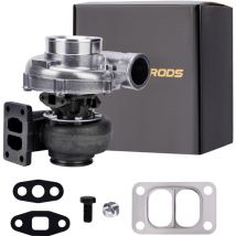 Maxpeedingrods - Universal .70 a/r T3 v Band Flange Oil Cooled 500BHP T70 Turbo Turbocharger neuf