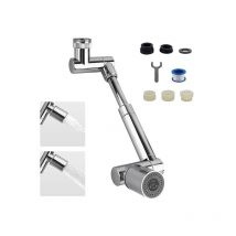 Universelle 1440° Prolongateur de Robinet, 2 Modes de Sortie d'Eau Robinet de Cuisine Multifonction Filtre Anti-Projections Rallonge de Robinet