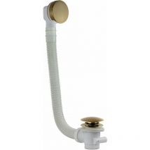 Universelle Ablaufsäule aus Farbe gebürstetes Gold für Badewannen Vicario 1011/120.17 Gebürstetes Gold