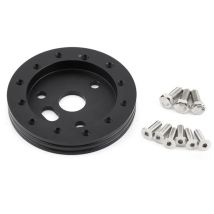 Universelle Radadapter-distanzstücke, 0,5"-mittenabstandshalter Für 6-loch-lenkrad Auf 3-loch-adapter (schwarz)