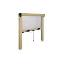 Universelle vertikale Roller -Moskitonetz mit Bronze -Einschaltbronze -Finish - 120x170 cm