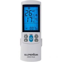 Superior - Universal-fernbedienung Für Klimagerät Airco Plus 4000 Weiß Codes - Supcu001