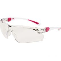 506UP 506U-03-02 Occhiali di protezione antiappannante, incl. Protezione raggi uv Bianco, Rosa en 166 din 166 - Univet