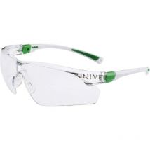 506UP 506U-03-00 Occhiali di protezione antiappannante, incl. Protezione raggi uv Bianco, Verde en 166 din 166 - Univet