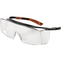 5X7 5X7-01-00 Surlunettes avec protection anti-buée, avec protection uv noir, orange en 166 din 166 - Univet